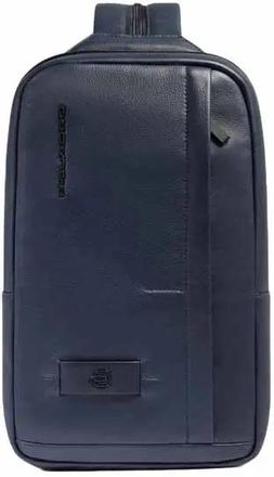 Рюкзак слинг Piquadro Russel CA6764W137/BLU синий натуральная кожа