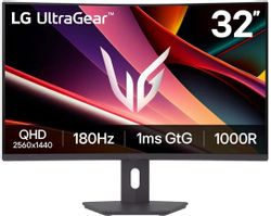 Изображение товара 31.5" Монитор LG UltraGear 32G600A-B,  2560x1440,  VA,  180Гц,  2хHDMI,  1хDP,  изогнутый, черный [32g600a-b.aruq]