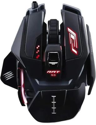 Мышь MAD CATZ R.A.T.Pro S3, игровая, оптическая, проводная, USB, черный [mr03dcinbl000-0]