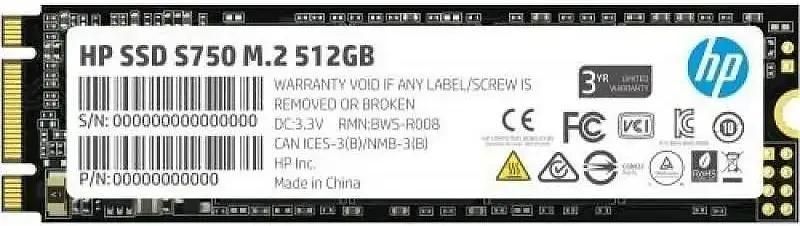 SSD HP S750 512 M.2 2280 SATA III 16l56aa abb