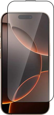 Защитное стекло для экрана BORASCO для Apple iPhone 16 Pro антиблик, 147х69 мм, 2.5D, 1 шт, прозрачный [73684]