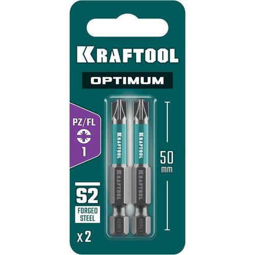 Набор бит Kraftool 261241-1-50-2, 2шт