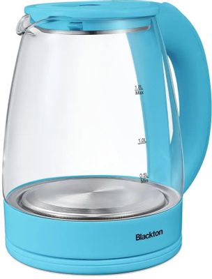 Чайник электрический BLACKTON Bt KT1800G, 1500Вт, голубой