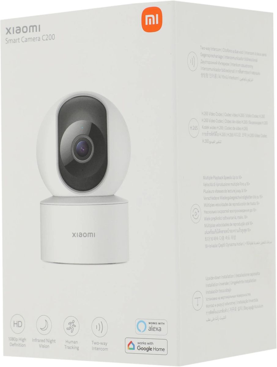 Отзывы на Камера видеонаблюдения IP Xiaomi Smart Camera C200, 1080p, 2.8 -  3.6 мм, белый [bhr6766gl] в интернет-магазине СИТИЛИНК (1886997)