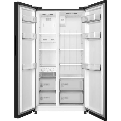 Холодильник двухкамерный Midea MDRS710FGE30 Side by Side, инверторный, черный