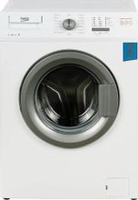 Стиральная машина узкая Beko WRS54P1BSW, с фронтальной загрузкой, 5кг ...