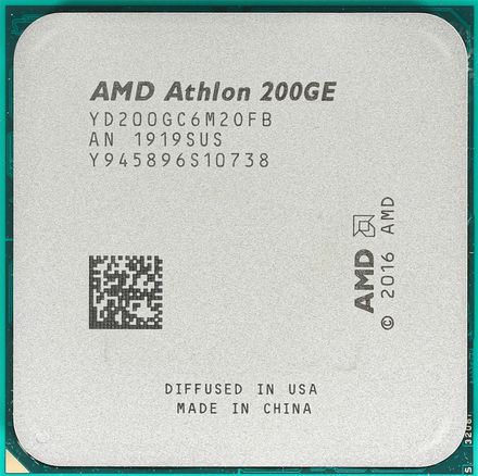 Процессор AMD Athlon 200GE, AM4,  OEM [yd200gc6m2ofb]