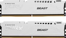 Изображение товара Kingston Fury Beast KF560C36BWEK2-64 DDR5 2x32ГБ 6000МГц радиатор охлаждения белый Изображение товара Kingston Fury Beast KF560C36BWEK2-64 DDR5 2x32ГБ 6000МГц радиатор охлаждения белый