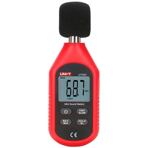 Измеритель уровня шума портативный UNI-T UT353, красный