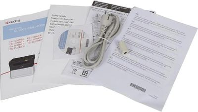 МФУ лазерный Kyocera FS-1125MFP черно-белая печать, A4, цвет белый ...