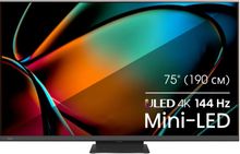 Изображение товара 75" Телевизор Hisense 75U8KQ 4K Ultra HD, СМАРТ ТВ, Vidaa, темно-серый Изображение товара 75" Телевизор Hisense 75U8KQ 4K Ultra HD, СМАРТ ТВ, Vidaa, темно-серый