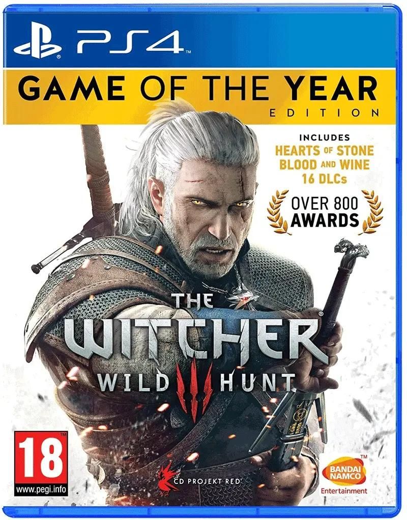 Купить Аксессуары для игровых приставок для Игра PlayStation The Witcher  III (3) Wild Hunt - Game of the Year, RUS (субтитры), для PlayStation 4 в  Ситилинк (2016633)