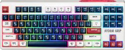 Клавиатура Defender Storm Grip GK-188, беспроводная,  мембранная, белый