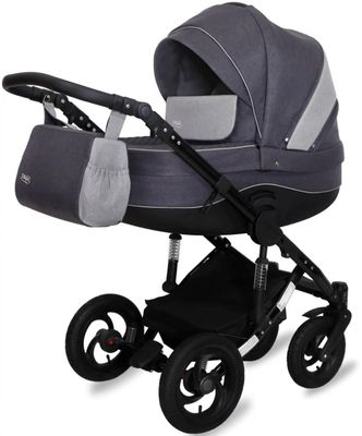 Коляска 2 в 1 SIGER Alba, black/Silver [kls0027] – купить в Ситилинк ...