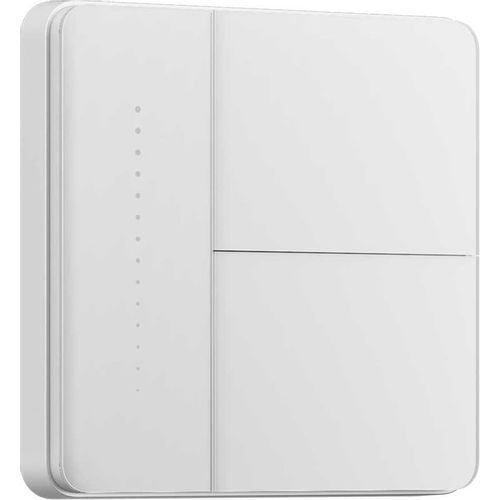 Умный выключатель AQARA Z1 Pro ZNQBKG43LM, двухклавишный, белый [znqbkg43lm_wh]