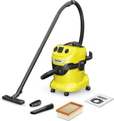 Изображение товара Строительный пылесос Karcher WD 4 P V-20/5/22,  желтый [1.628-270.0]