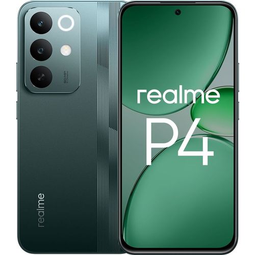 6.8" Смартфон REALME P4 8/256Gb, RMX5555, NFC, AMOLED, 120Гц, 7000мAч, зеленый