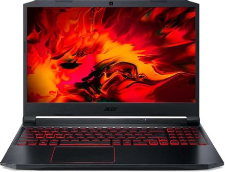 Ноутбук игровой Acer Nitro 5 AN515-55-73U9 15.6", Intel Core i7 10750H 2.6ГГц, 6-ядерный, 16ГБ DDR4, 1ТБ SSD,  NVIDIA GeForce  RTX 3060 для ноутбуков - 6 ГБ, Eshell, черный [nh.qb2er.00b]