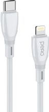 Изображение товара Кабель PERO DC-11 Lightning - USB Type-C 3м 3А белый для Apple