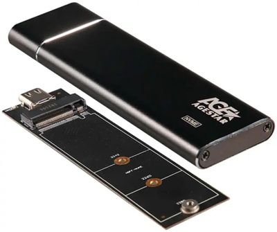Внешний корпус для SSD AgeStar 31UBNV5C, черный – купить в Ситилинк ...