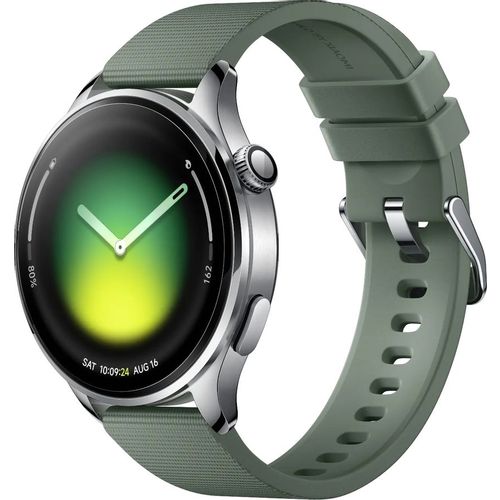 Смарт-часы Xiaomi Watch 5, 47мм, 1.54", зеленый/серебристый