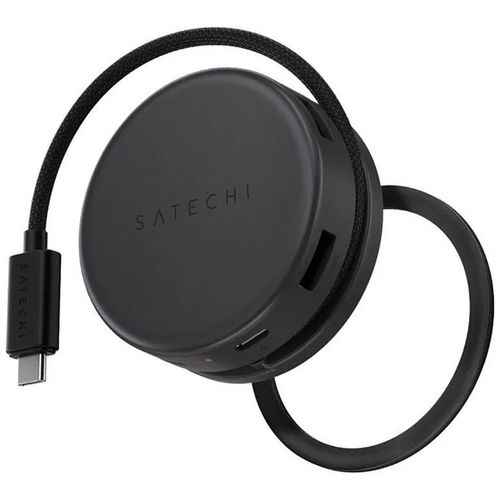 Порт-репликатор SATECHI OnTheGo, USB Type-C, 1хRJ-45, 1хUSB Type-C, 2хUSB 3.0, черный [st-potg7c]