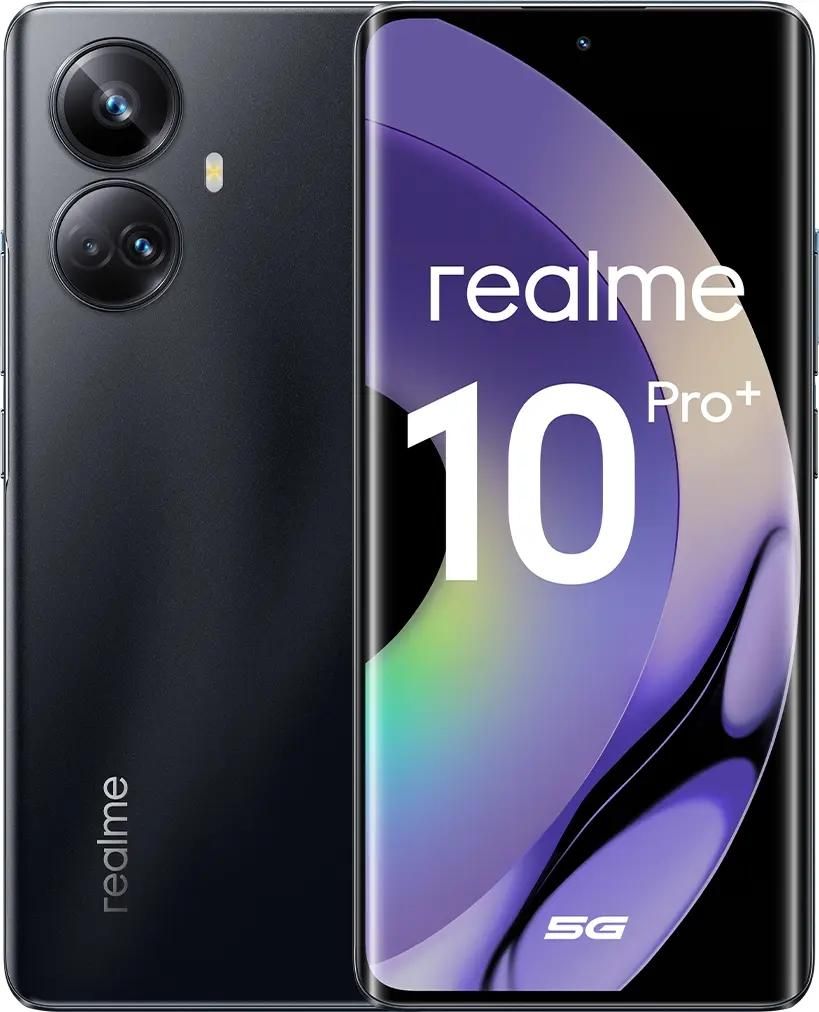 Смартфон REALME 10 Pro+ 5G 12/256Gb, RMX3686, черный – купить в Ситилинк |  1895057