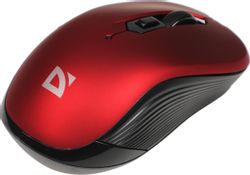 Мышь беспроводная Defender Gassa MM-105, USB, красный