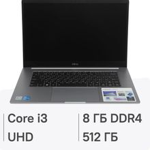 Изображение товара Ноутбук INFINIX Inbook Y3 PLUS YL512 15.6", IPS, Intel Core i3 1215U 1.2ГГц, 6-ядерный, 8ГБ LPDDR4x, 512ГБ SSD,  Intel UHD Graphics, FreeDOS, серый [71008302599]
