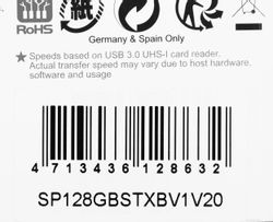 Карта памяти microSDXC UHS-I U1 Silicon Power Elite 128 ГБ