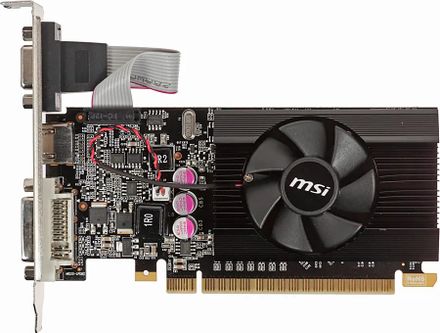 MSI NVIDIA  GeForce GT 610 1ГБ DDR3, Low Profile,  Ret [n610gt-md1gd3/lp]