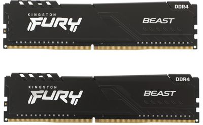 Оперативная память Kingston Fury Beast Black KF432C16BBK2/16 DDR4
