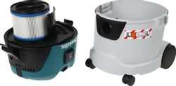 Строительный пылесос Makita VC2512L, серый