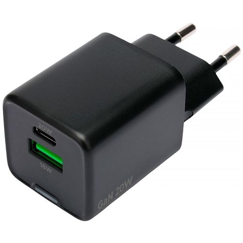 Сетевое зарядное устройство PREMIER PCS3A-62, USB-A, USB-C, 20Вт, 3A, черный