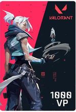 Изображение товара Пополнение игровой валюты RIOT GAMES Valorant: 1000 VP,  регион: Россия, Весь мир