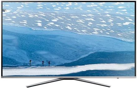 55" Телевизор Samsung UE55KU6400UXRU, 4K Ultra HD, серебристый, СМАРТ ТВ