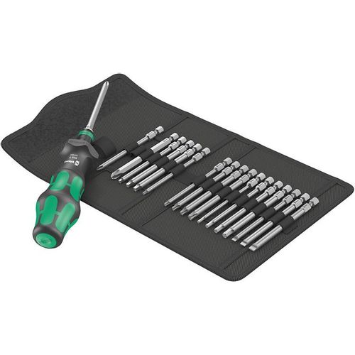 Набор отверток WERA Kraftform Kompakt Turbo Imperial 1, 19 предметов [we-057483]