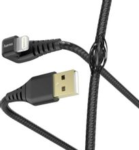 Изображение товара Кабель HAMA Lightning USB 1.5м оплетка позолоченные контакты для Apple