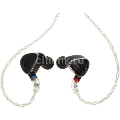 Наушники FIIO FH5S, 2.5 мм/3.5 мм/4.4 мм, вкладыши, черный/медный [80001473]