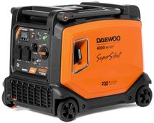 Изображение товара Бензиновый генератор Daewoo GDA 4500SEi 4 кВт с электростартом и колесами
