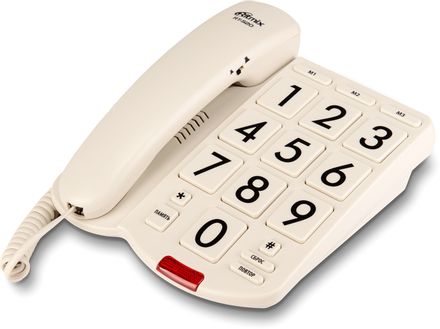 Проводной телефон Ritmix RT-520, слоновая кость