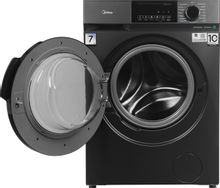 Стиральная машина узкая Midea MFC3712BSW40/S, с паром, инверторная