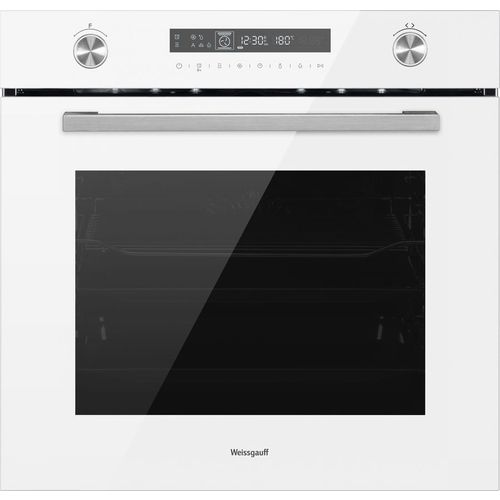 Духовой шкаф электрический WEISSGAUFF EOM 751 PDW, 72л, дверца с 3 стеклами, белый