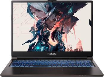 Ноутбук игровой HASEE T8-DA5NP+, 16",  IPS, Intel Core i5 12500H, 12-ядерный, 16ГБ DDR4, 512ГБ SSD,  NVIDIA GeForce  RTX 3060 для ноутбуков - 6 ГБ, черный