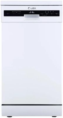Обзор товара посудомоечная машина LEX DW 4573 WH, узкая, напольная, 44 ...