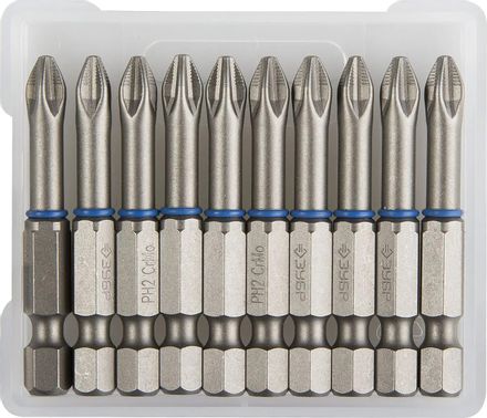 Набор бит и сверл Зубр 26011-2-50-10, HEX (шестигранный), 10шт