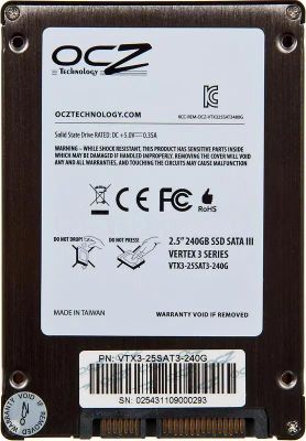 SSD OCZ Vertex 3 VTX3 25SAT3 240G 240 2.5