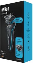 Электробритва Braun Series 5 50-M1000s,  черный и синий