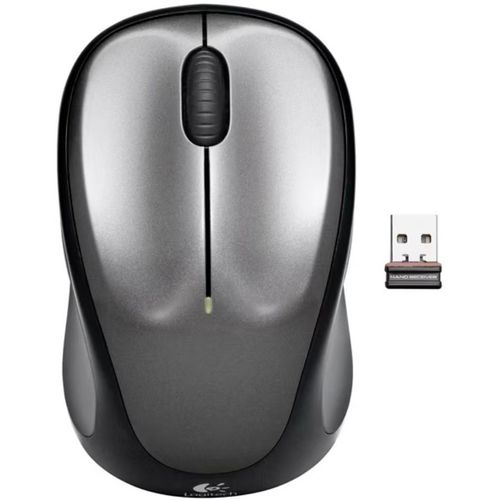 Мышь беспроводная Logitech M235n, радио, оптическая, USB, 1000dpi, серый и черный [910-007129]