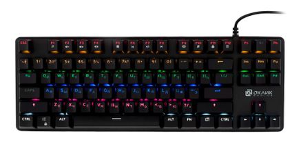 Клавиатура Oklick 960G Dark Knight, проводная, USB, механическая, черный [499575]